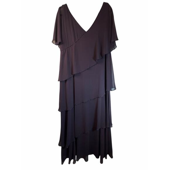 Patra Purple Gown - Size 16 - Picture 2 of 11